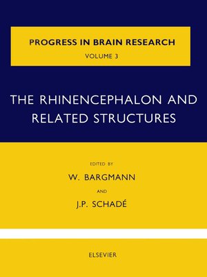 cover image of The Rhinencephalon and Related Structures